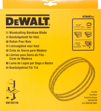 DeWALT Piła taśmowa do DW738/9 uniwersalna, cięcie konturowe, 6 mm DT8483