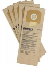 DeWALT Papierové vrecko na prach DWV9401 (5ks)