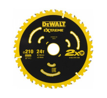 Dewalt Pílový kotúč Extreme 210 x 30 mm, 24 zubů DT20432