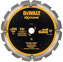 DeWALT Sägeblatt für Faserzement- und Laminatplatten, 305 x 30 mm, 16 Zähne DT1475