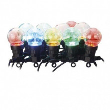 EMOS LED svetelná reťaz – 10x párty žiarovky, 5 m, vonkajšia aj vnútorná, multicolor 1550004000