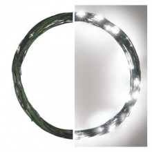 EMOS LED vianočná nano reťaz zelená, 4 m, vonkajšia aj vnútorná, studená biela, časovač 1550032002