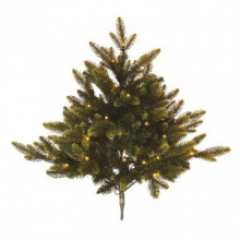 EMOS LED vianočný stromček, 75 cm, 3x AA, vnútorný, teplá biela, časovač 1550000094