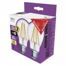 EMOS LED žiarovka Filament A60 6W E27 teplá biela 1525283231