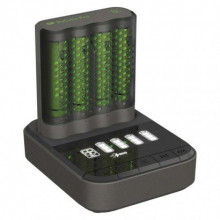 EMOS Nabíječka baterií GP Pro P461 + 4× AA ReCyko 2700 + DOCK 1604846110
