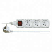 EMOS Prodlužovací kabel s vypínačem – 3 zásuvky, 7m, bílý 1902130700