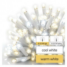 EMOS Profi LED spojovacia reťaz blikajúca biela – cencúle, 3 m, vonkajšia, teplá/studená biela 1550023002