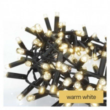 EMOS Profi LED spojovacia reťaz čierna – ježko, 3 m, vonkaj. aj vnútorná, teplá biela 1550020006