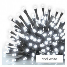 EMOS Standard LED spojovacia vianočná reťaz, 10 m, vonkaj. aj vnútor., studená biela 1550012002