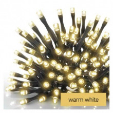 EMOS Standard LED spojovacia vianočná reťaz, 10 m, vonkajšia aj vnútorná, teplá biela 1550010002
