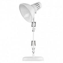 EMOS Stolní lampa DUSTIN na žárovku E27, bílá 1538173000