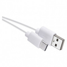 EMOS USB kábel 2.0 A/M - C/M 0,2m biely 2335072410