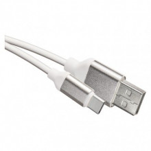 EMOS USB kábel 2.0 A/M - C/M 1m biely 2335072500