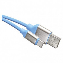 EMOS USB kabel 2.0 A/M - C/M 1m modrý 2335072502