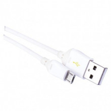 EMOS USB kabel 2.0 A/M - micro B/M 1m bílý, Quick Charge 2335070410