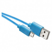 EMOS USB kabel 2.0 A/M - micro B/M 1m modrý 2335070620