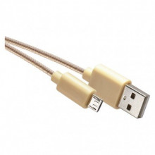 EMOS USB kábel 2.0 A/M - micro B/M 1m zlatý 2335070650