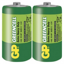EMOS Zinko-chloridová batéria GP Greencell R14 (C) 1012302000