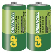 EMOS Zinko-chloridová batéria GP Greencell R20 (D) 1012402000
