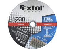 EXTOL CRAFT kotúče rezné na kov, 5ks, O 230x1, 9x22, 2mm 106950