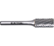 EXTOL INDUSTRIAL fréza karbidová, válcová s čelním ozubením, pr.12x25mm/stopka 6mm,sek střední (double-cut) 8703715