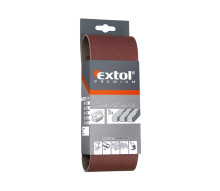 EXTOL PREMIUM plátna brúsna nekonečný pás, bal. 3ks, 75x457mm, P40 8803504