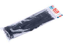 EXTOL PREMIUM pásky stahovací černé, rozpojitelné, 400x7,2mm, 100ks, nylon PA66 8856261