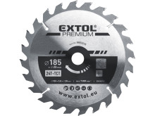EXTOL PREMIUM kotúč pílový s SK plátkami, O 185x3, 0x20mm, 24T 8803225