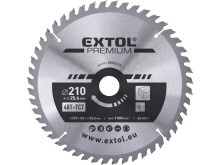 EXTOL PREMIUM kotúč pílový s SK plátkami, O 210x3, 0x25, 4mm, 48T 8803235