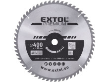 EXTOL PREMIUM kotúč pílový s SK plátkami, O 400x3, 6x30mm, 60T 8803257