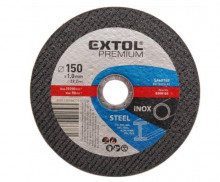 Extol Premium Kotouč řezný na ocel/nerez, 150 x 1,0 x 22,2 mm 8808105