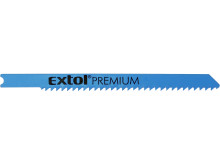 EXTOL PREMIUM plátky do přímočaré pily 5ks, 75x2,5mm, Bi-metal 8805703
