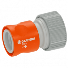 Gardena Profi-System-Übergangsstück mit Wasserstop 19 mm (3/4") 2814-20