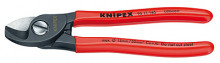 Knipex Kabelové nůžky potaženo plastem 165 mm