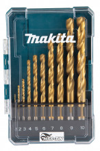 Makita HSS-TiN Ekonomiczny zestaw wierteł do metalu 10szt D-72849