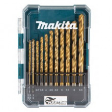 Makita  HSS-TiN 1,5-6,5mm, Set 13-teilig D-72855