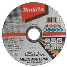 Makita Kotúč rezný multi materiál 125x1.2x22.23 mm E-10724
