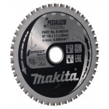 Makita Sägeblatt Efficut Metall 136x20mm 45T =alt B-69272 B-69319