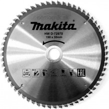 Makita Pílový kotúč na hliník 190x30x60T TCT D-72970