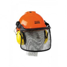 Makita Helm mit Kopfhörer und Gesichtsschutz aus Metall 988000012