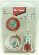 Makita sada nylonových kartáčů pro hrubé broušení 3 ks D-70742