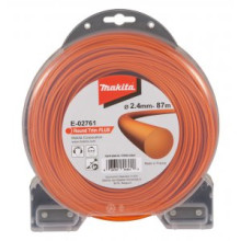 Makita Nylon String Plus 2,4mm, 87m, pomarańczowy, okrągły = stary 369224793 - E-02761