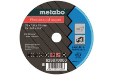 Metabo 5 Flexiarapid Super 76x1,0x10,0 mm Inox, TF 41 626870000
