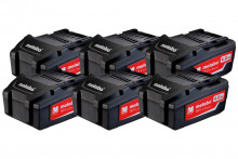 Metabo Set Basico 6x Batterien 18 V 4,0 Ah 625151000