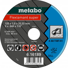Metabo Qualitätsklasse A 60-T / A 46-T "Flexiarapid Super" Stahl