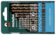 METABO - HSS-Co Hochgeschwindigkeitsstahl-Bohrkassette, 13-teilig 627120000