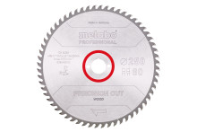 Metabo Pilový kotouč "precision cut wood - professional", 250x30, Z60 WZ 15° 628049000