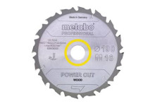METABO - Pílový kotúč "POWER CUT WOOD - PROFESSIONAL" HW/CT 190x30, 16 PZ/SP 12° 628006000