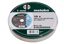 Metabo Tarcze tnące 10szt SP 125x1,0x22,23 mm Inox, TF 41 616368000