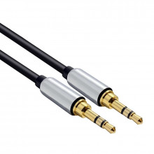 Solight JACK audio kábel, JACK 3,5mm konektor - JACK 3,5mm konektor, stereo, blister, 1m